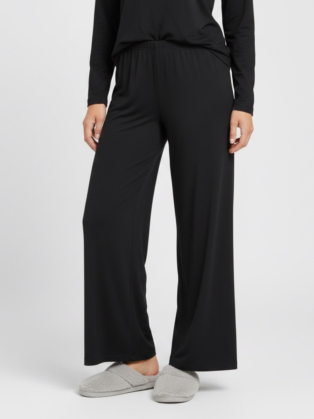 Gillian & O’Malley black Loungewear pajama pants sz XS sleepwear spandex elastic
